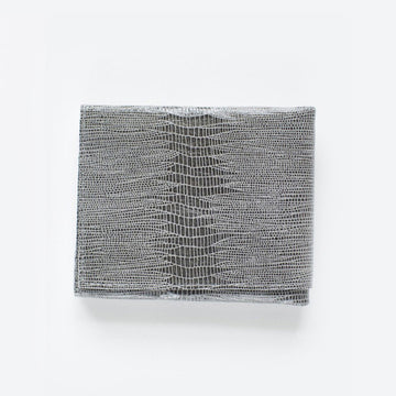 Marie Turnor The Origami Wallet-Grey Lizard Embossed Leather