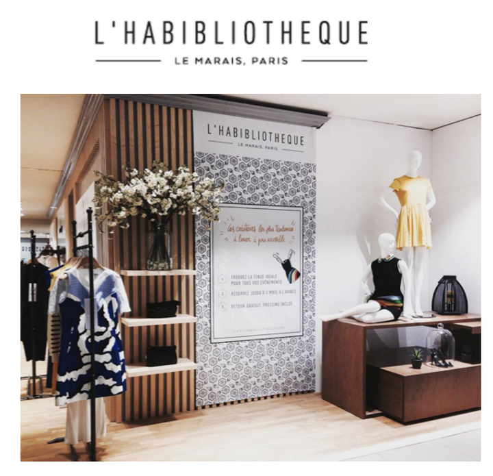 Lunch in L'Habibliotheque Boutique, Paris