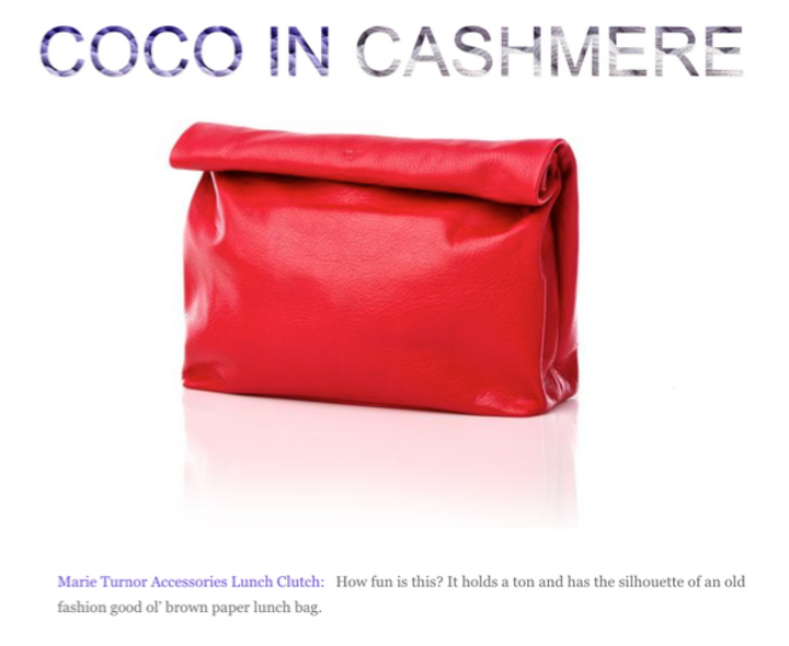 Lunch in Pebble Red in Coco In Cashmere