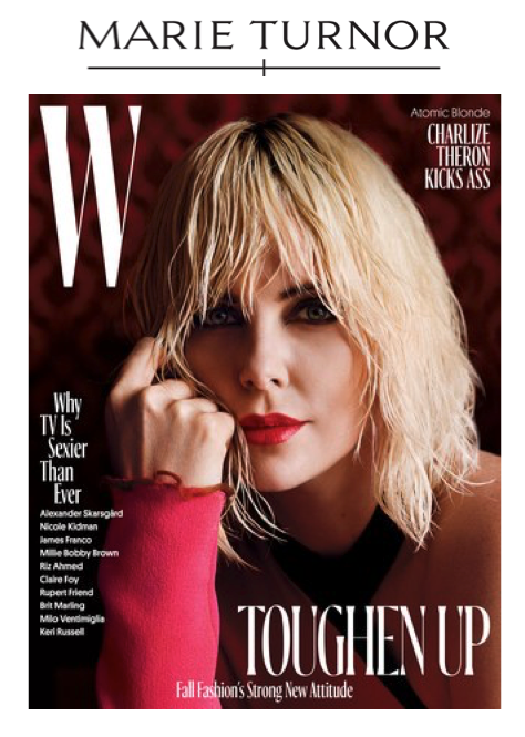 Lunch in Smooth Black, in W Magazine 