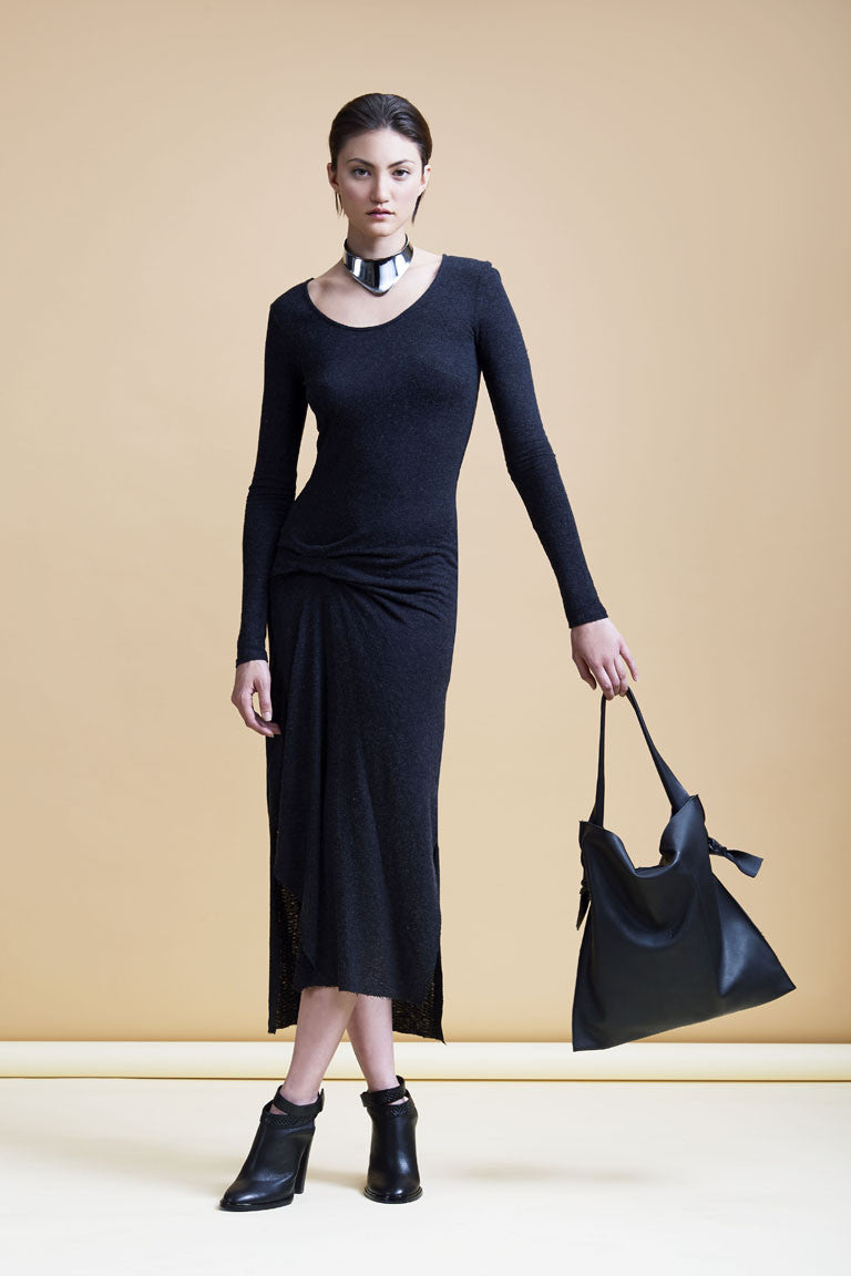 Marie Turnor Knot Tote Black