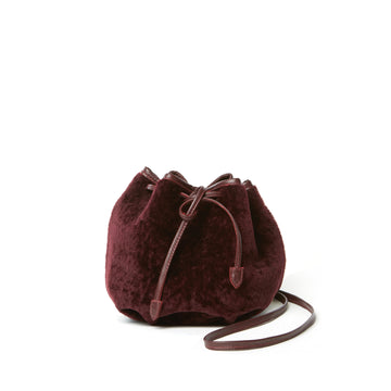 The Bon Bon —  Burgundy Fur - FINAL SALE