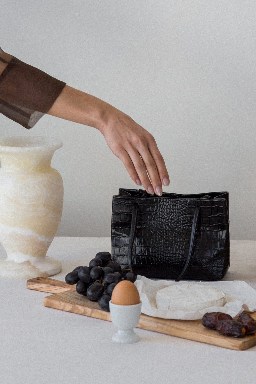 Black Merci Marie handbag made - Brand Handbag Shop, LLC