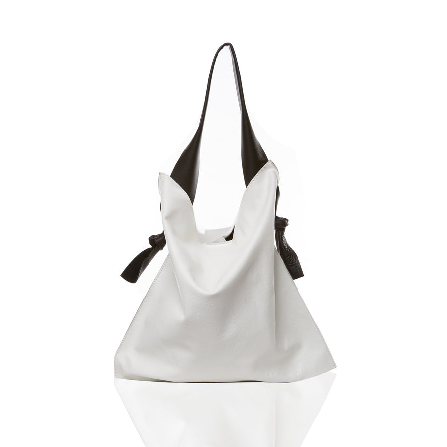 Marie Turnor The Knot Tote Pebble White