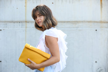 Mustard Clutch Purse