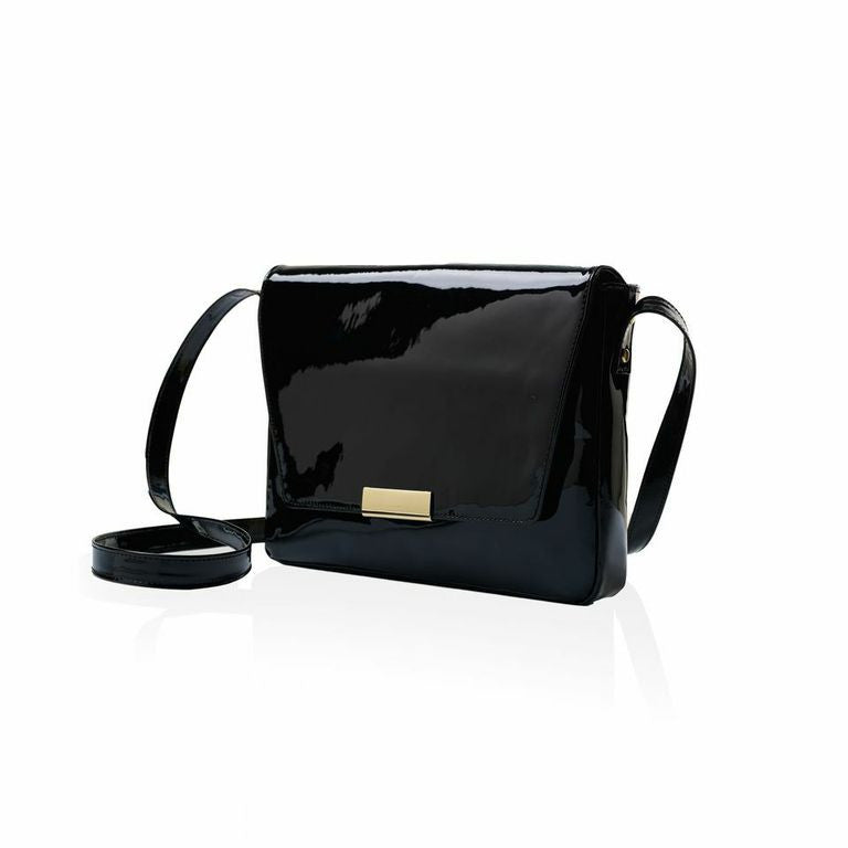 Marie Turnor Club Bag in Black Patent Leather