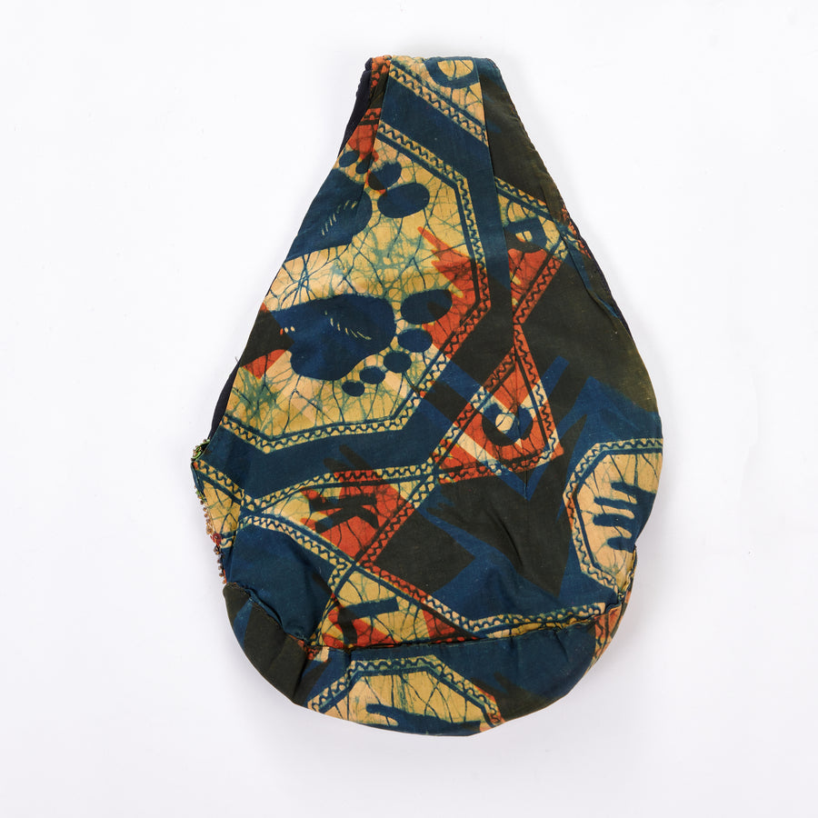 Vintage Boho Batik + Sequin Bag - FINAL SALE